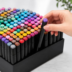 Professional Dual-Tip Alcohol Graphic Marker Set